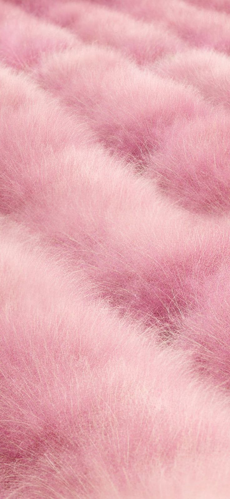 the pink fur is very soft and fluffy