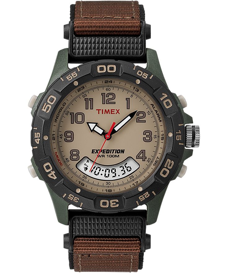 Expedition 39mm Fabric Strap Watch - Timex US Casual Watches With Subdials For Outdoors, Casual Watches With Subdials For Outdoor Activities, Outdoor Watches With Date Display, Round Dial, Digital Watch With Subdials For Outdoor Activities, Outdoor Watches With Stopwatch, Outdoor Watch Accessories With Analog Display, Adjustable Round Dial Watches For Outdoor, Everyday Chronograph Watch With Analog Display, Outdoor Analog Display Watches