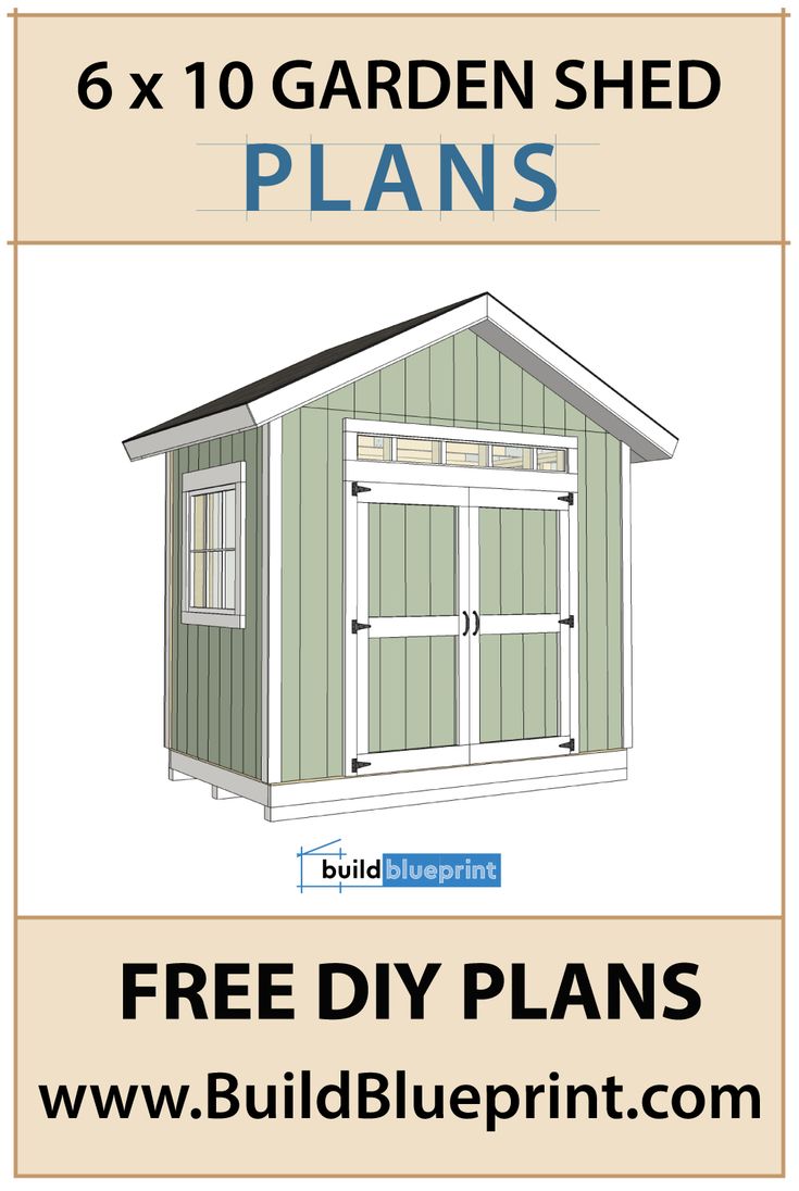 the 10x10 garden shed plans for free diy plans