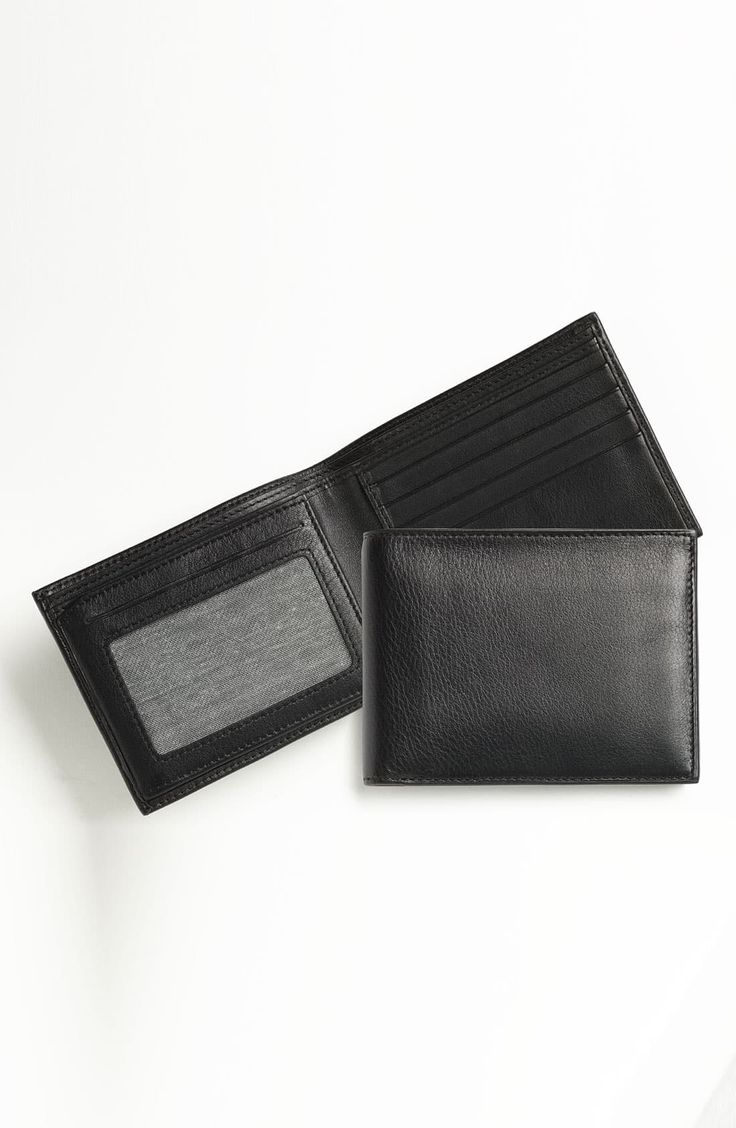 Hand-stained, vegetable-dyed Italian leather elevates a smart wallet with a fold-out ID window. Style Name:Bosca Id Flap Leather Wallet. Style Number: 273594. Available in stores. Formal Wallets With Id Window, Formal Wallet With Id Window, Formal Trifold Wallet With Id Window, Business Leather Trifold Wallet With Id Window, Leather Trifold Wallet With Id Window, Classic Trifold Wallet With Id Window, Classic Bifold Card Holder With Id Window, Formal Leather Trifold Wallet With Rfid Blocking, Modern Leather Trifold Wallet With Id Window