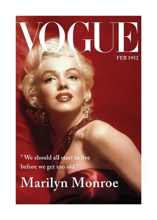 marilyn monroe on the cover of magazine