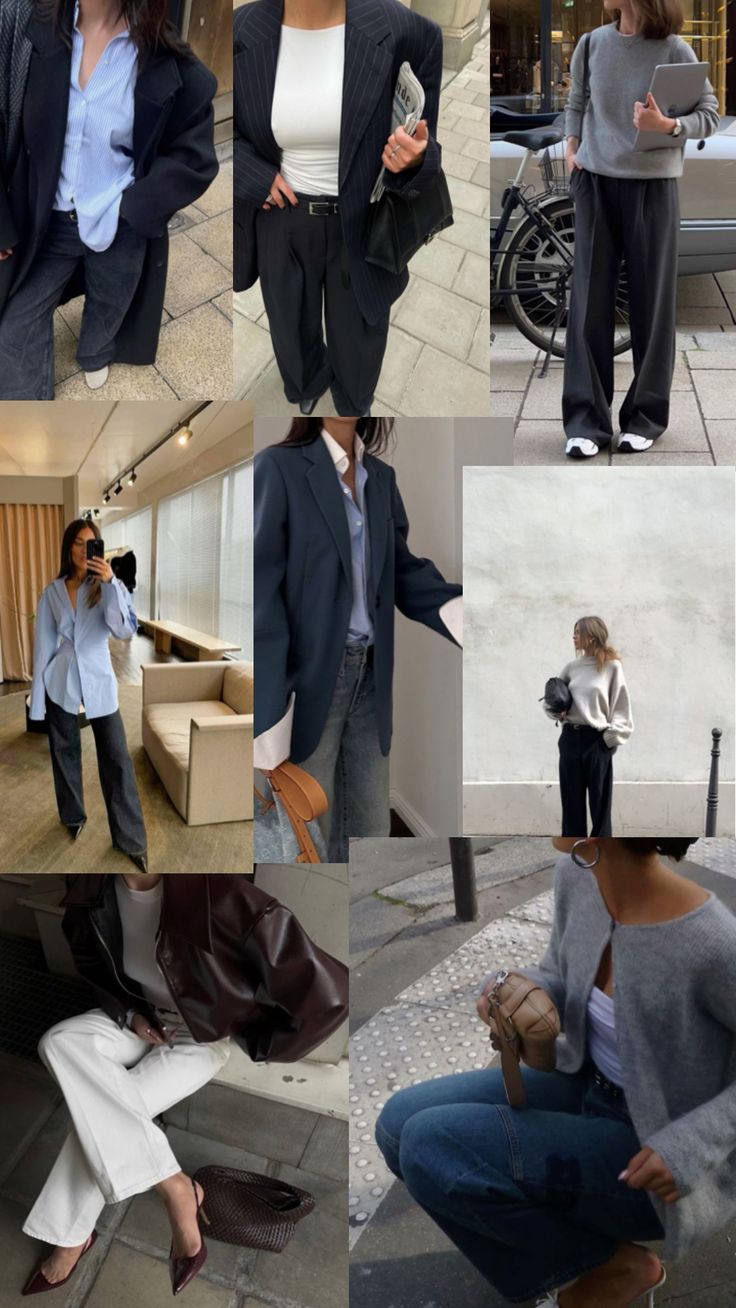 Corporate Wardrobe, Sophisticated Office, Classic Dresses, Blazer Outfit, Professional Fashion, Business Look, Blazer Outfits, Classic Dress, Tailored Trousers