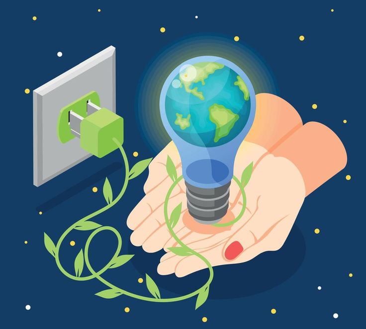 a hand holding a light bulb with the earth in it and plugged into an outlet