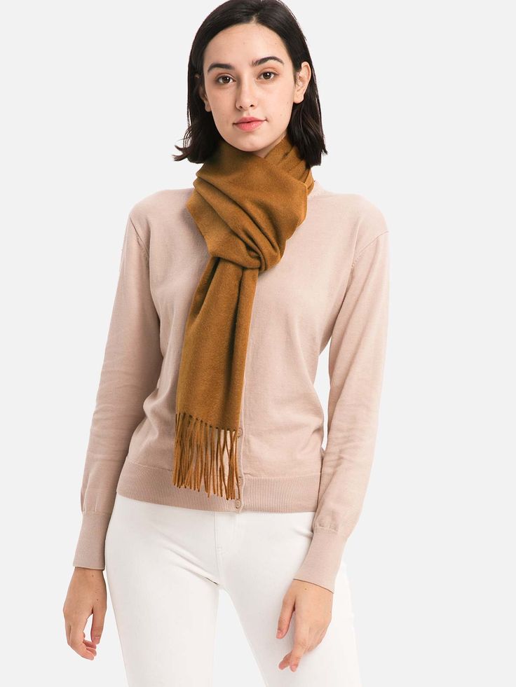 The Ovcio is a super soft EVERYDAY scarf designed to provide the right comfort when in need. Whether you are enjoying the winter outings, walking your dog on a chilly morning, dining in a chilly fancy restaurant, or just need some of that feel-good feeling, Ovcio will always be your perfect companion. Warm. We use superfine 100% cashmere from Mongolia, making it 2x warmer than cotton and 1.6x warmer than wool - so it's like getting a snuggly hug every time you wear it. Heavenly soft. The RippleL Casual Cashmere Scarves For Fall, Classic Scarves For Cold Weather In Fall, Classic Brown Winter Scarf, Classic Brown Winter Scarves, Classic Scarves For Fall And Cold Weather, Warm Brown Scarf For Fall, Warm Brown Fall Scarf, Walking Your Dog, Chilly Morning