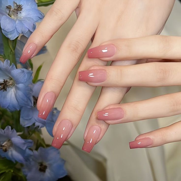 Hello Nails, Subtle Nails, Gel Nails Diy, Girly Acrylic Nails, Blush Nails, Casual Nails, Pretty Gel Nails, Pearl Nails, Soft Nails