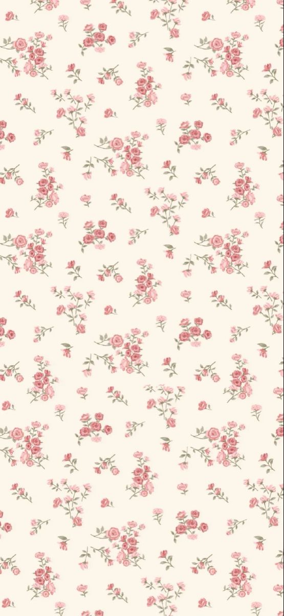 a white background with pink flowers on it