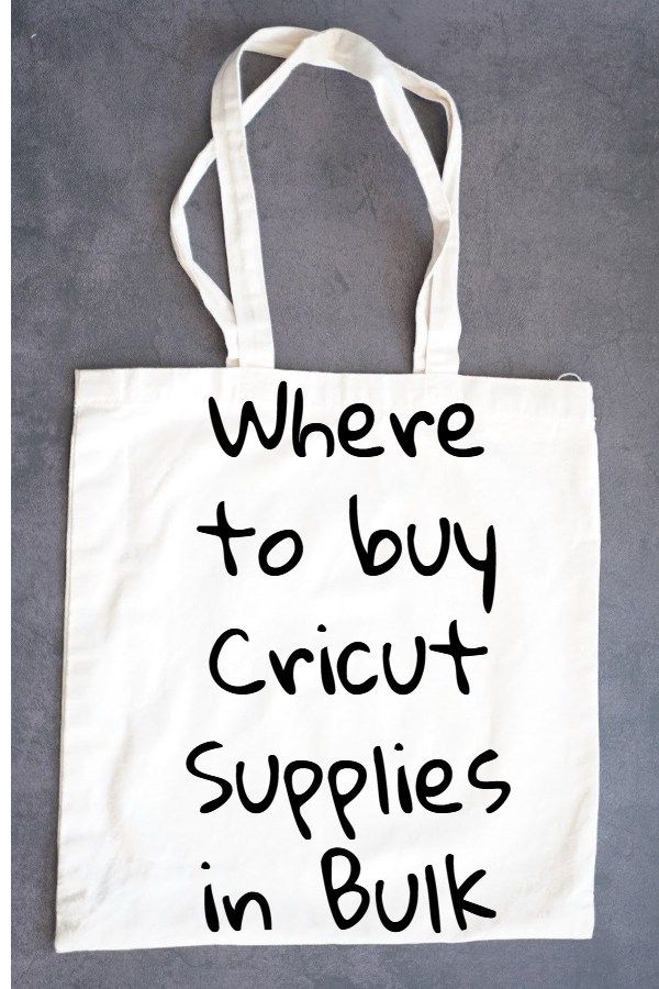 a white tote bag with the words where to buy circuit supplies in bulk on it