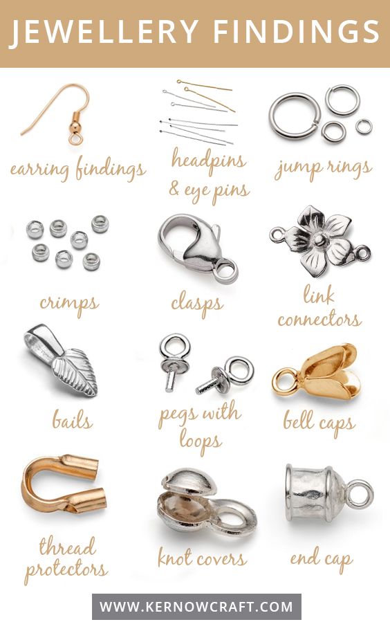 jewelry finding guide for beginners to find the right pieces and how to use them