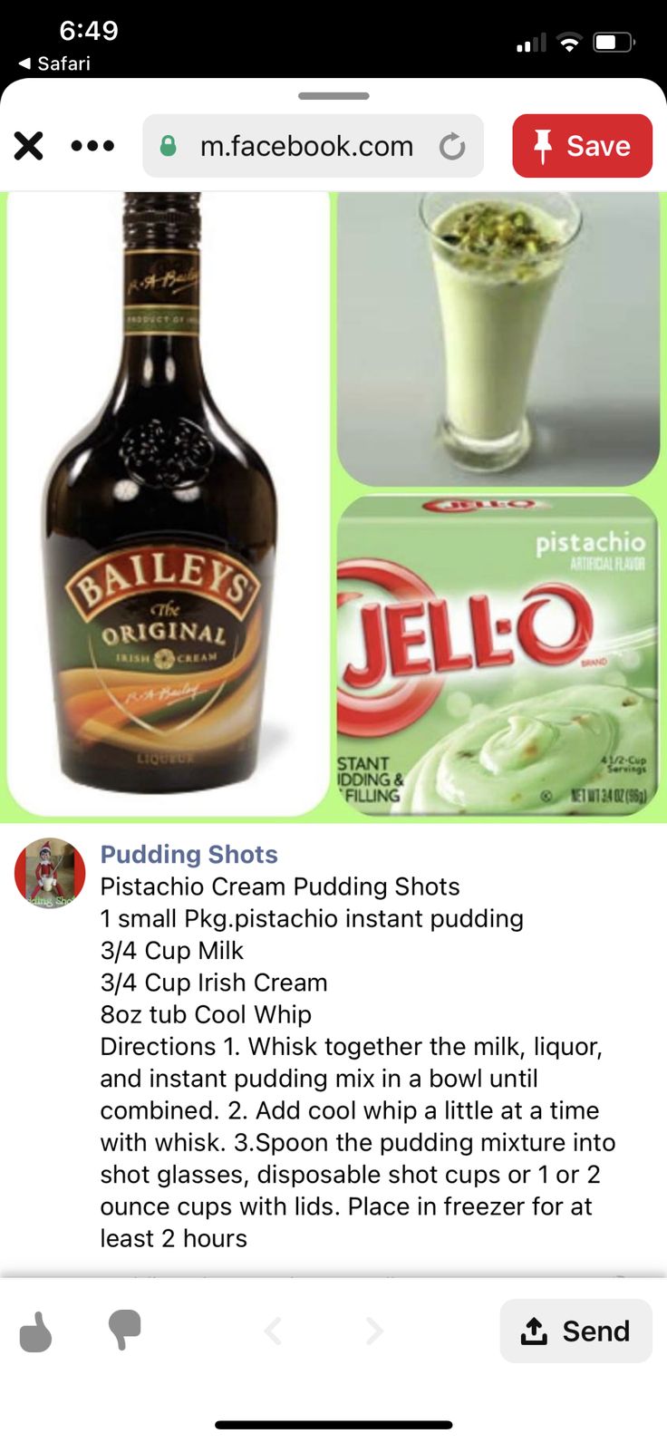 a bottle of jello next to an image of a cupcake with whipped cream