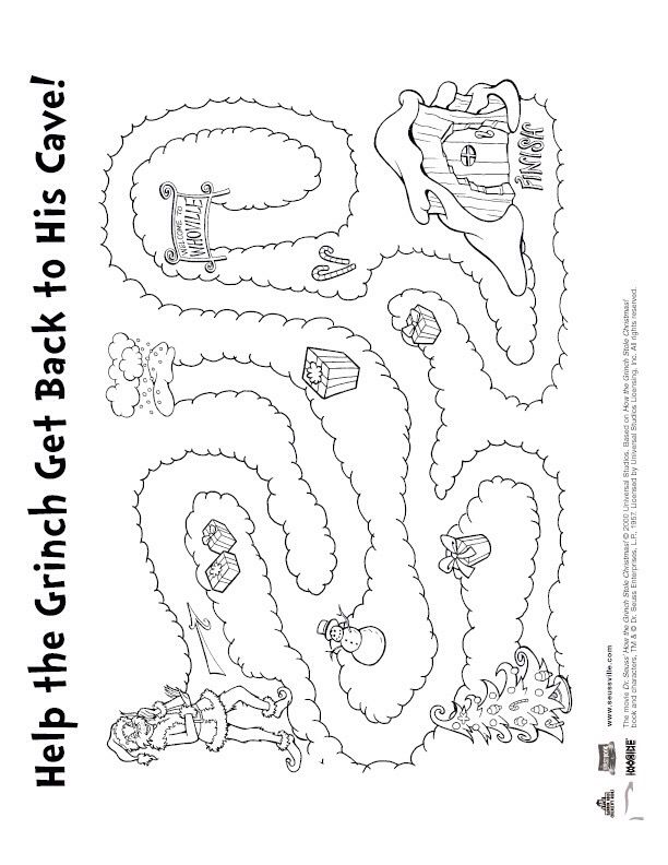 a black and white drawing of a maze with the words help the children learn how to draw