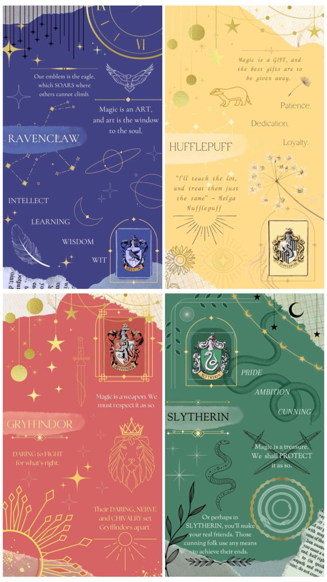 the harry potter book covers are all different colors