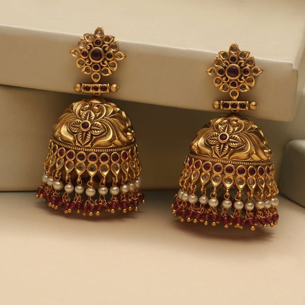 Antique Jewelry Tarinika Jewelry, Cheap Traditional Bridal Earrings For Celebration, Indian Gold Earrings Teardrop, Gold Jhumka Earrings Temple Jewelry, Antique Gold Earrings Tarinika Jewelry, Cheap Gold Jhumkas For Pierced Ears, Luxury Temple Jewelry Hoop Earrings For Wedding, Classy Jewelry Tarinika Jewelry, Luxury Traditional Antique Gold Jewelry