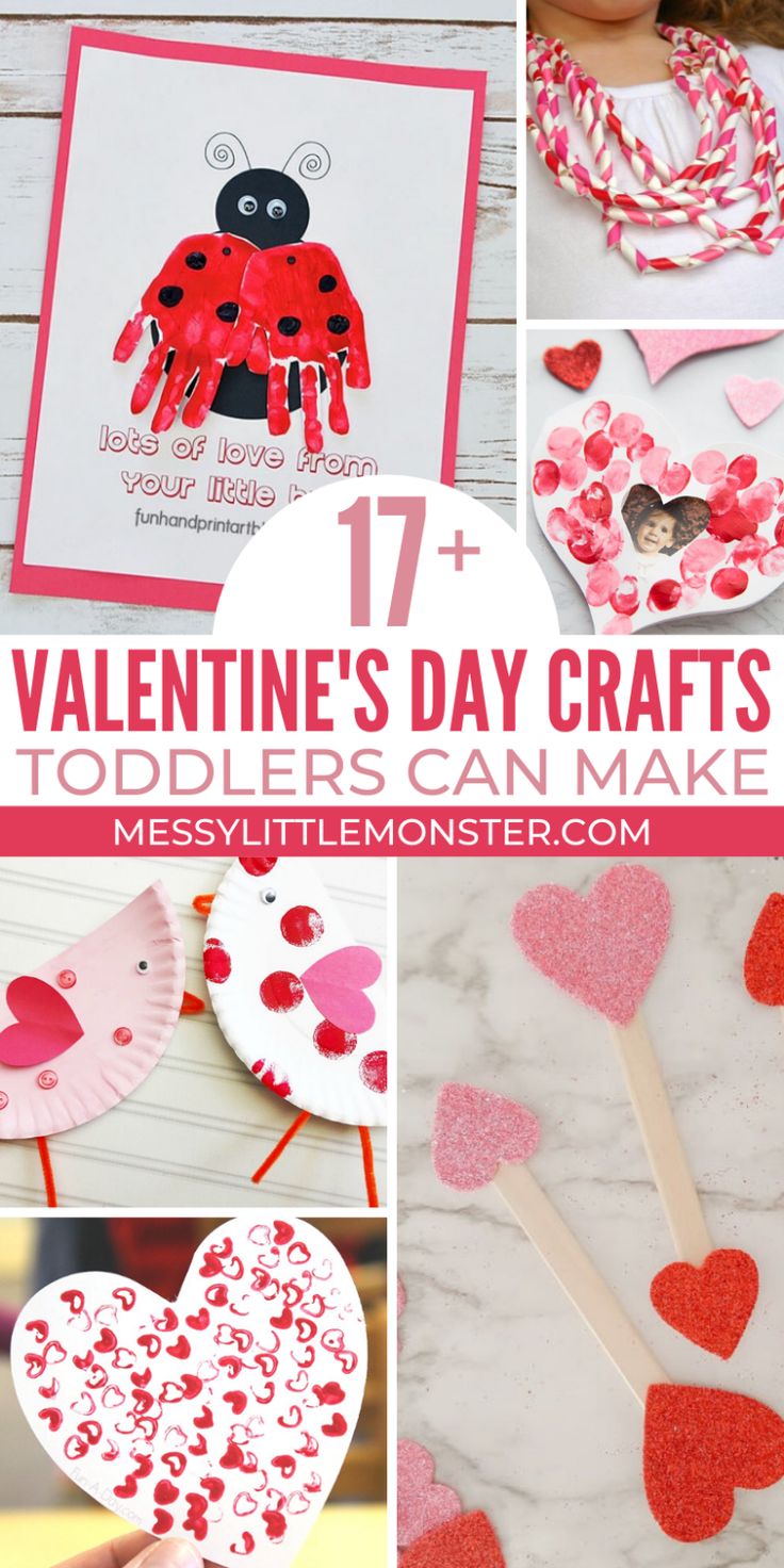 valentine's day crafts for toddlers can make