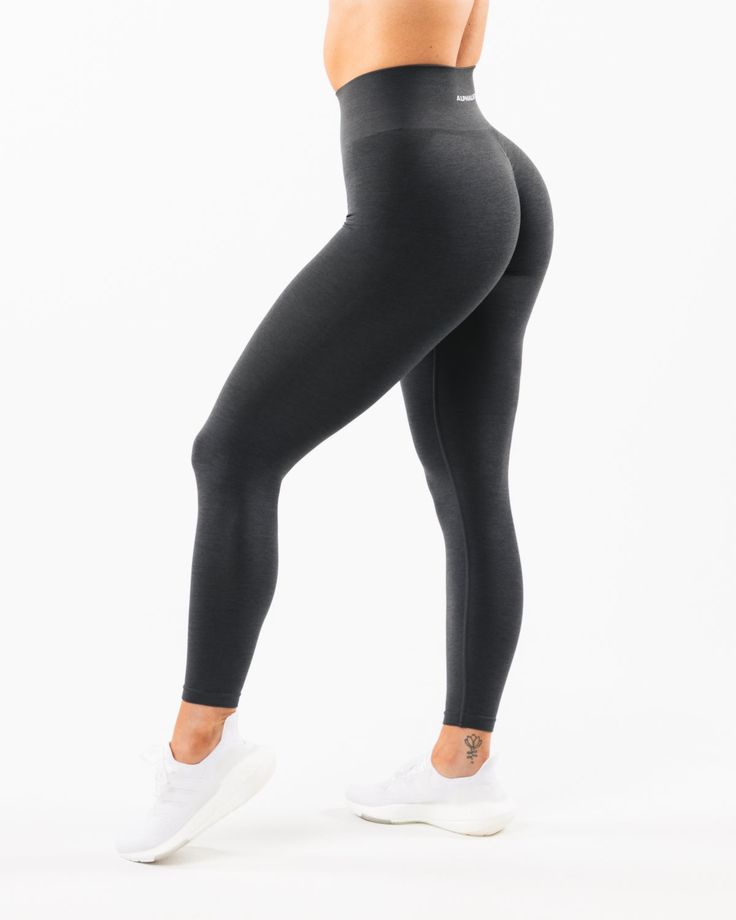 Amplify Legging - Sage – Alphalete Athletics Athleisure Full-length Leggings With Pockets, Black High-cut Leggings For Pilates, Relaxed Fit Full-length Sports Leggings, Alphalete Amplify Leggings, Amplify Leggings, Sporty Full-length Seamless Leggings, Wordmark Logo, Money Sign, Word Mark Logo