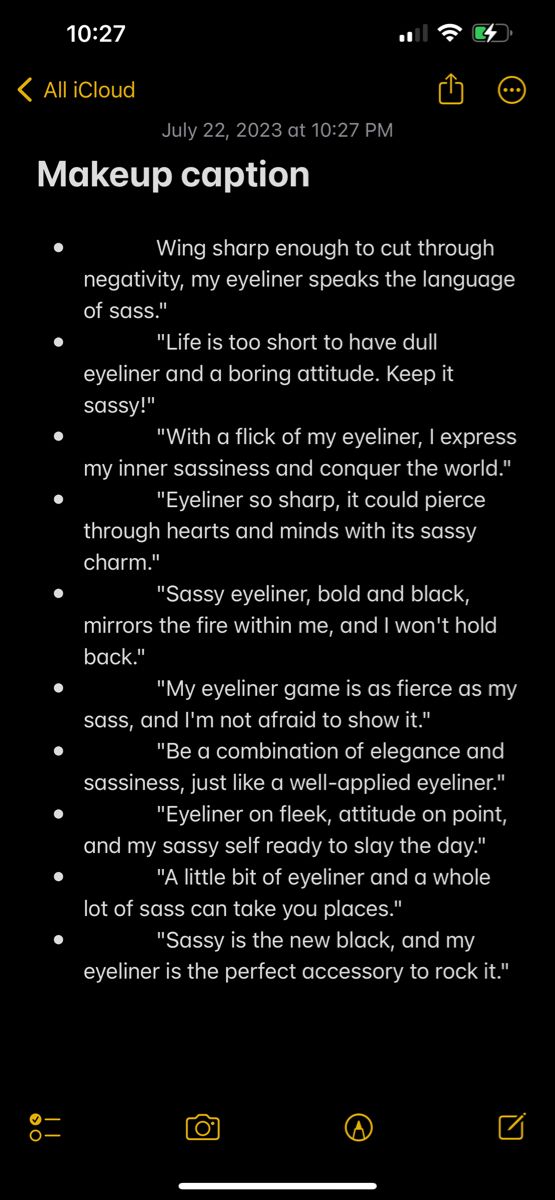 Makeup Page Captions, Make Up Artist Bio Instagram, Makeup Artist Bio Ideas, Quotes Makeup Artist, Insta Bio Ideas For Makeup Artist, Makeup Selfie Captions, Eyeliner Captions Instagram, Ig Makeup Caption, Mua Instagram Names