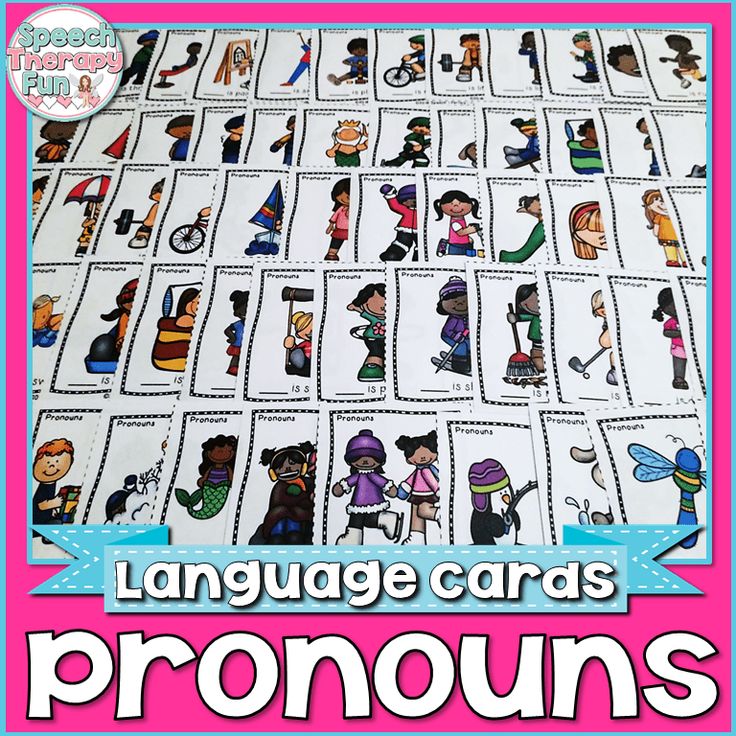 the language cards are arranged in rows and have different pictures on them, including children's names