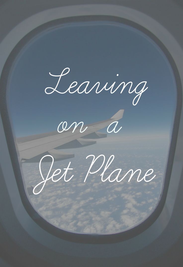 an airplane window with the words learning on a jet plane in it's center