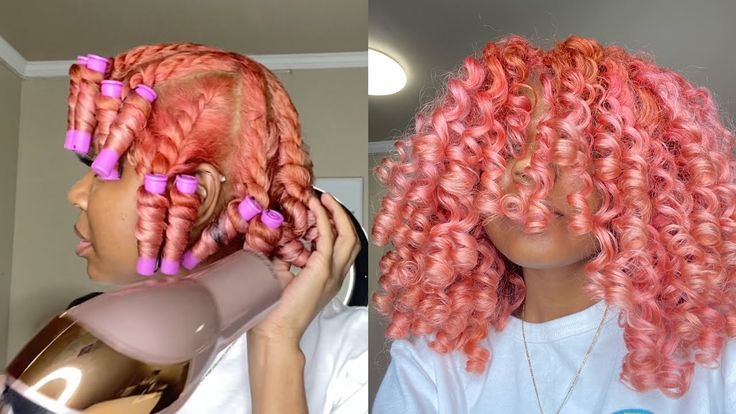 Small Rod Set On Natural Hair, Big Perm Rod Set On Natural Hair, Perm Rollers On Natural Hair, Perm Rod Set Black Women, Hairstyles With Short Natural Hair, Rods Curls Hairstyles, Rod Hairstyles For Natural Hair, Perm Rod Curls On Natural Hair, Flex Rod Hairstyles For Black Women