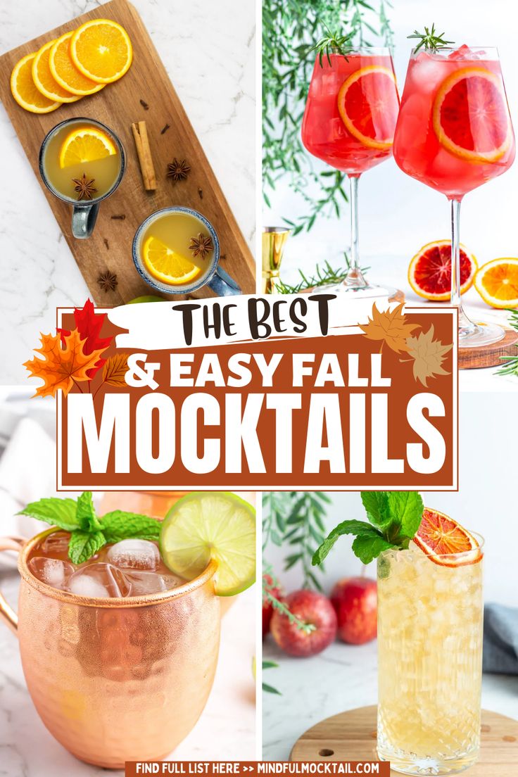 the best and easy fall cocktails