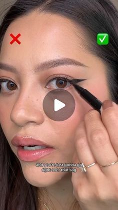 Best Cat Eye Eyeliner, How To Do A Cat Eye With Liquid Eyeliner, How To Do Cats Eye Eyeliner, Asian Eyeliner Styles, Wing Tutorial Eyeliner, Types Of Winged Eyeliner, Easy Cat Eyeliner Tutorials, Hood Eye Eyeliner, How To Wing Eyeliner