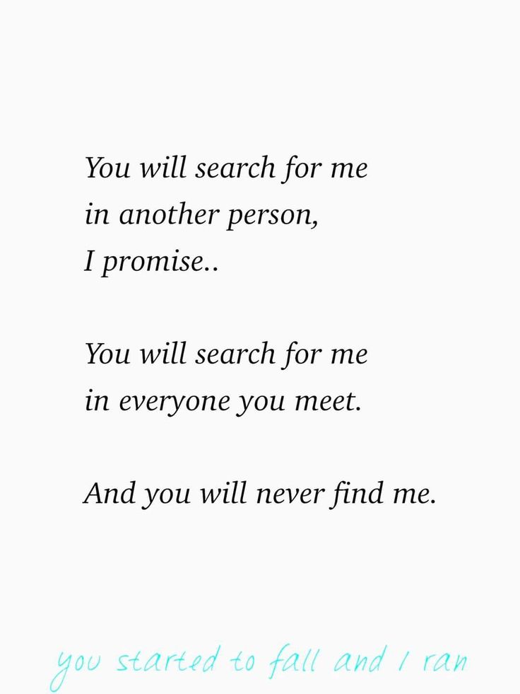 the words are written in white and green ink on a sheet of paper that says you will search for me in another person, i promise