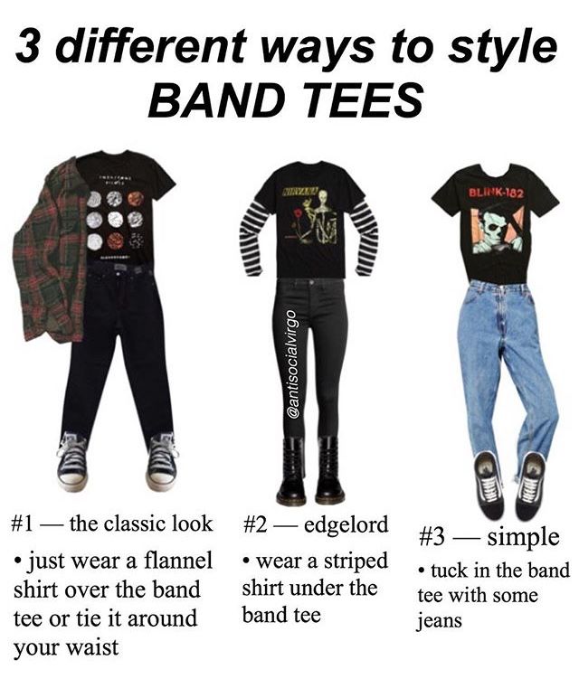 ✰ pin || honey beings ✰ Emo Nonbinary Outfits, Band Tee Outfits, Mood Clothes, Neue Outfits, Outfit Jeans, Emo Outfits, Band Shirt, Kawaii Clothes, Edgy Outfits