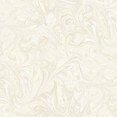 a white marble texture wallpaper with an intricate design on the top and bottom corner