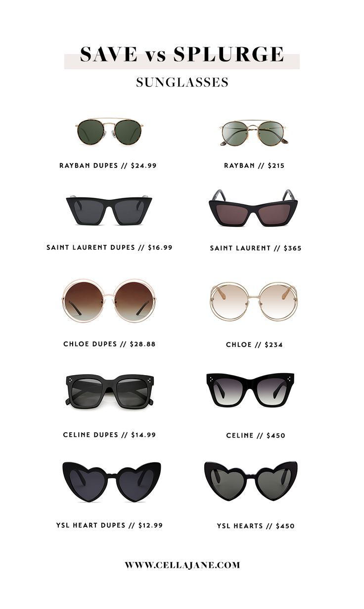 Save Vs Splurge: Summer Sunglasses | Cella Jane // designer sunglasses & designer dupes French Sunglasses, Save Vs Splurge, Everyday Sunglasses, Becky Hillyard, Save Or Splurge, Holidays 2023, Popular Sunglasses, Giorgio Armani Sunglasses, Cella Jane