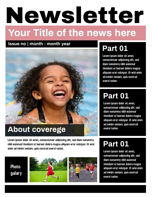 News Letter Template Free, News Letter Design Newsletter Templates, News Letter Design, Newsletter Sample, News Letters, Newsletter Design Templates, Newsletter Examples, School Newsletter Template, Newsletter Layout