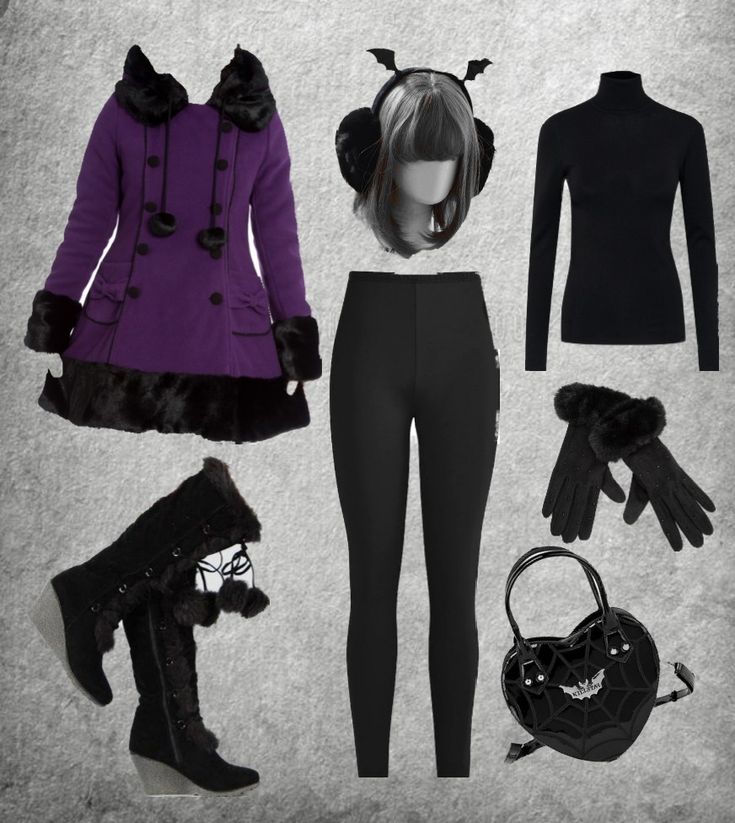 Goth Christmas Outfit Winter, Gothic Winter Outfits Cold, Goth Cold Weather Outfits, Goth Winter Outfits Cold, Winter Goth Outfits Cold Weather, Retro Winter Outfits, Mopey Goth, Gothic Winter Outfit, Goth Winter Outfits