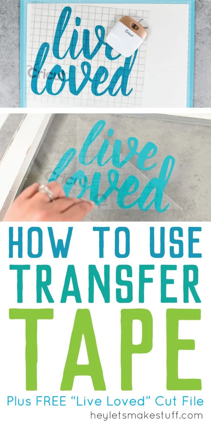 the instructions for how to use transfer tape on wood and paper with text overlay