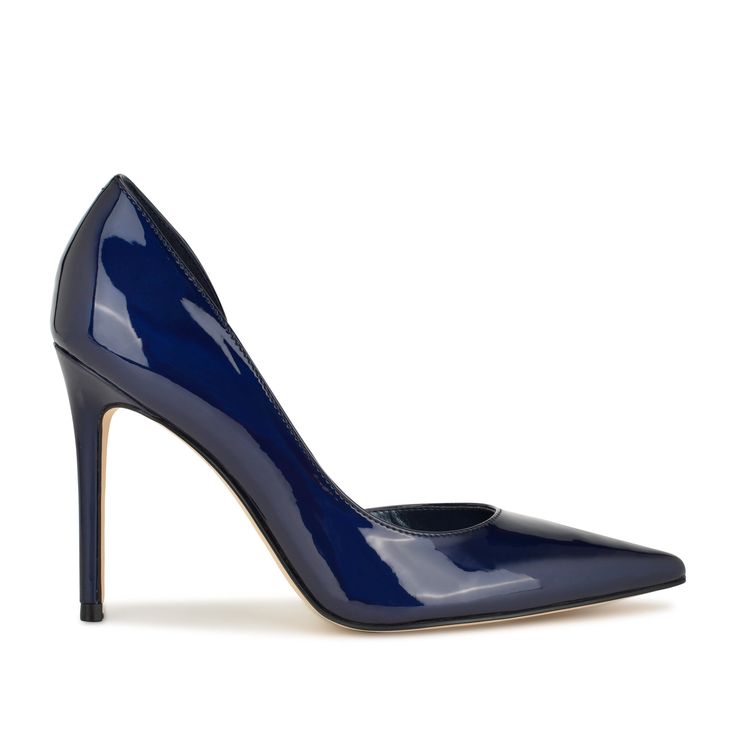 Folowe d'Orsay Pointy Toe Pumps Plaid Heels, Pointy Heels, Gorgeous Heels, Beautiful Heels, Blue Pumps, Purple Suede, Gorgeous Shoes, Pink Suede, Comfy Shoes