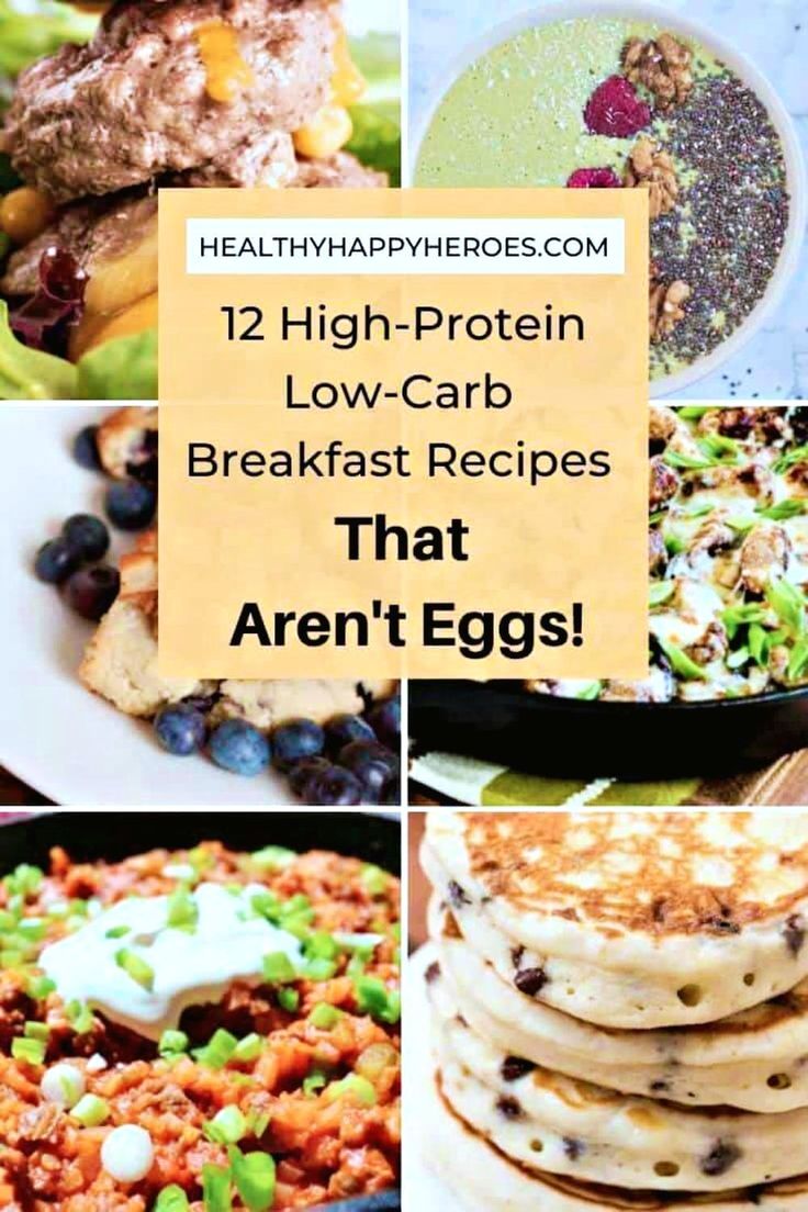 high protein low - carb breakfast recipes that aren't eggs