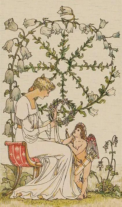 an image of a woman and child sitting under a tree