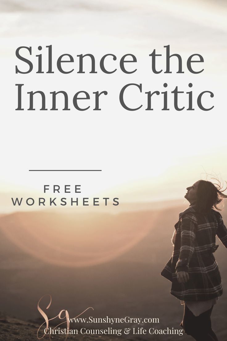 Inner Critic {Worksheets} - Christian Counseling Black And White Thinking, Teaching Patterns, Counseling Worksheets, Dealing With Anger, Healing Journaling, Christian Counseling, Bible Study Lessons, Core Beliefs, Inner Critic