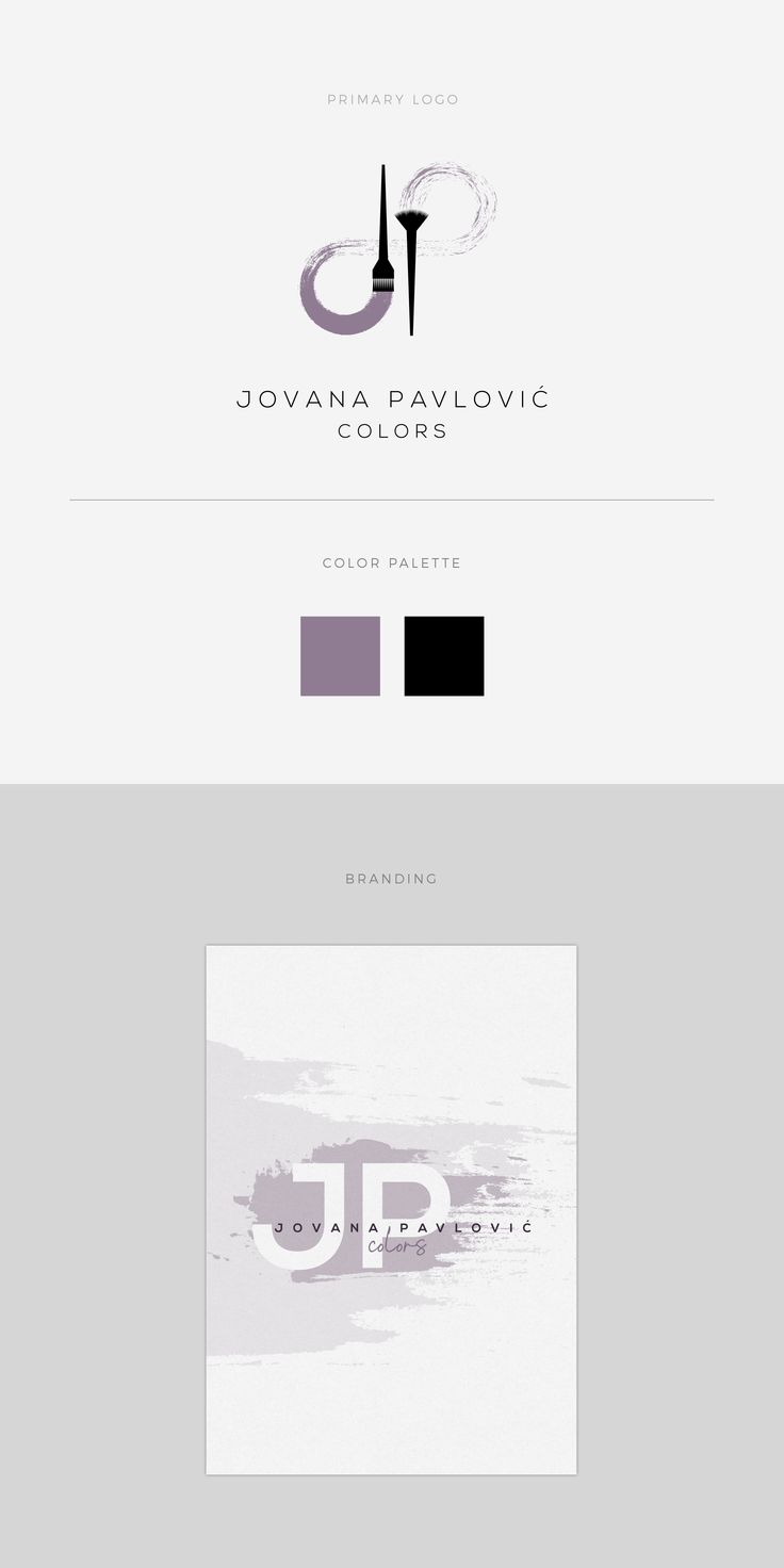 the logo for jovana & covove's color scheme is shown