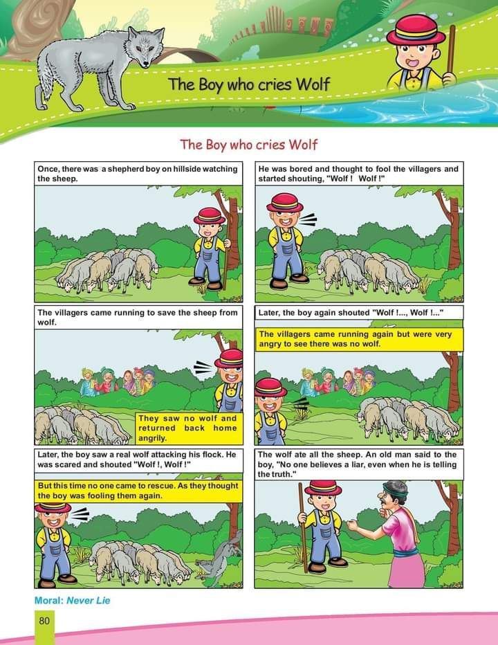 the boy who cries wolf story book