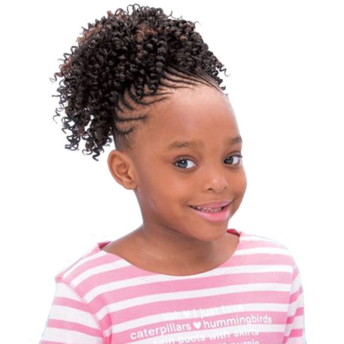 Freetress Kids Ponytail CORK SCREW COLOR SHOWN ON MODEL: P1B/30MATERIAL: SyntheticTYPE: PonytailLENGTH: MediumHEAT SAFE: YesDESCRIPTION: Combs equipped for better hold Kids Ponytail, African Braids Hairstyles Pictures, Childrens Hairstyles, Cork Screw, Models Style, Braids Hairstyles Pictures, Natural Hairstyles For Kids, Hair Styles 2014