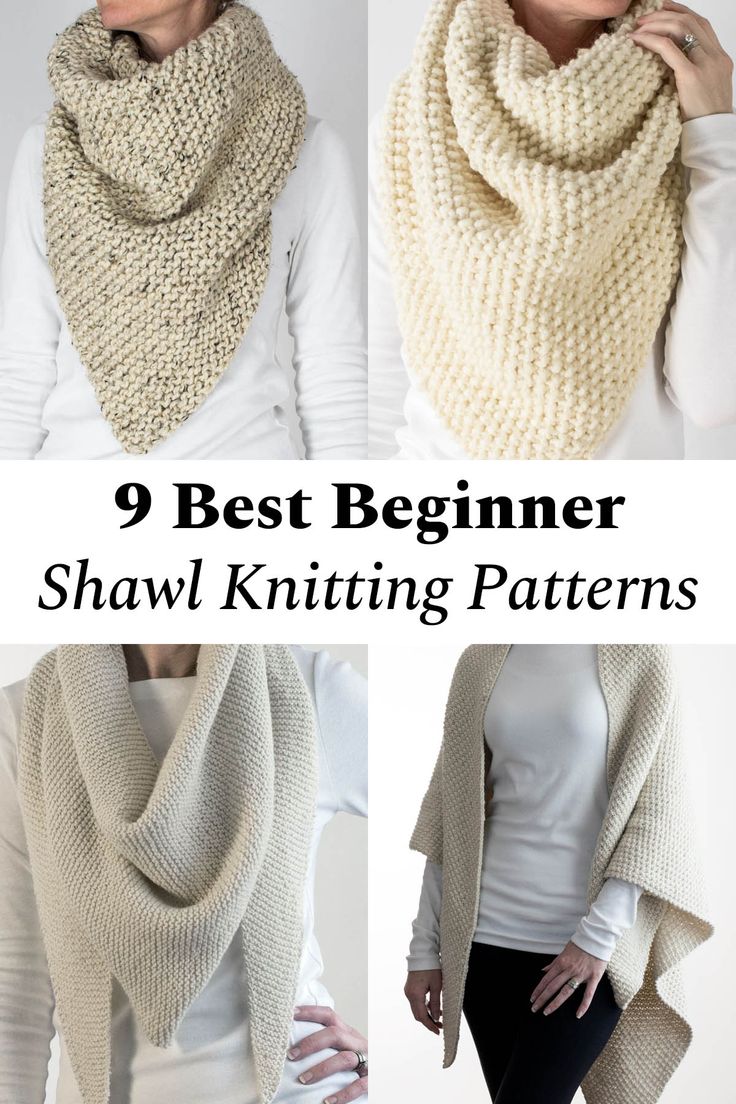 the 9 best beginner shawl knitting patterns