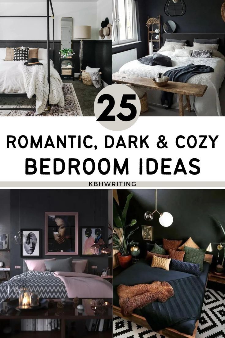 25 romantic, dark and cozy bedroom ideas for the modern woman in all of us