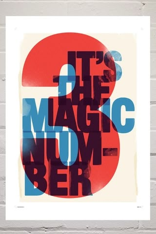 a poster with the words it's the magic mom beer in blue and red