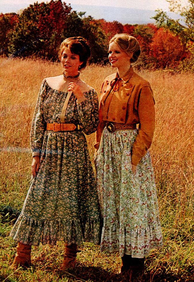 Ladies Home Journal - January, 1979 70s Folk Aesthetic, 70s Prairie Style, 70s Autumn Fashion, 1970s Romance, Granny Fashion, Marceline Fashion, Vintage 70s Aesthetic, 1976 Fashion, 1979 Fashion