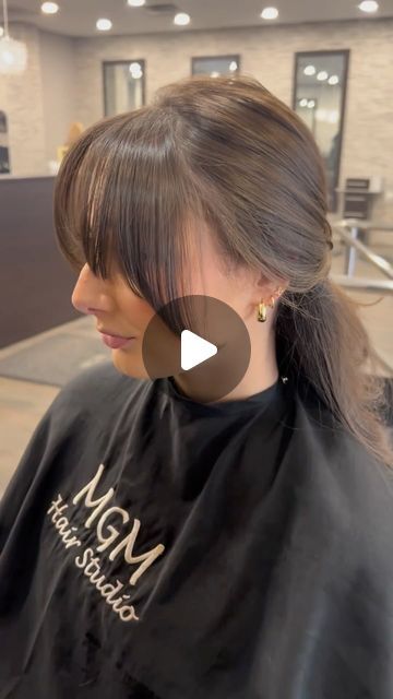 Long Lob Haircut With Curtain Bangs, Blending Bangs Into Layers, Haïr Cut Bangs Layers, Long Hair Short Curtain Bangs, Long Curtain Bangs Hairstyles, Blending Bangs Into Hair, Curtain Bangs For Big Forehead, Face Layers Medium Hair, Butterfly Bangs Hairstyle