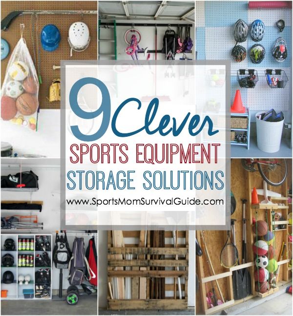 the 9 clever sports equipment storage solution for your garage or office space is easy to do