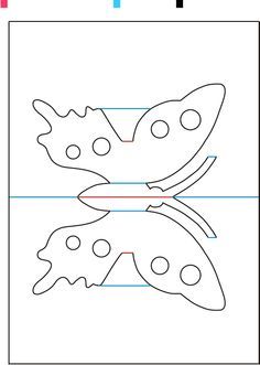 an image of a butterfly that is being drawn in the shape of a rectangle