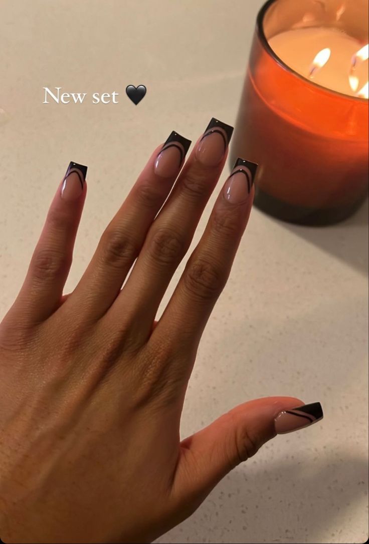 Black Acrylic Nails, Simple Acrylic Nails, Casual Nails, Work Nails, Short Square Acrylic Nails, Unique Acrylic Nails, Acrylic Nails Coffin Short, Short Acrylic Nails Designs, Pink Acrylic Nails