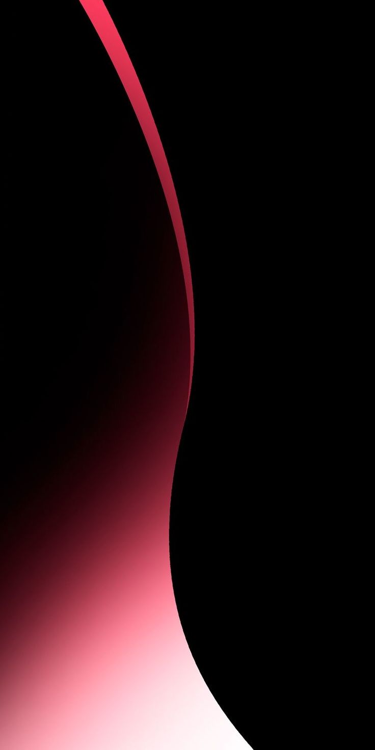 an abstract black and pink background with curved lines in the bottom right corner, including one red line