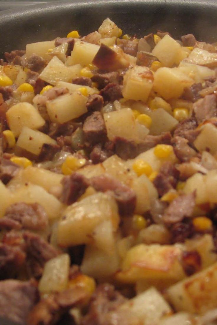 the food is prepared and ready to be cooked in the skillet or stove top