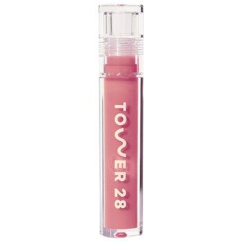 Tower 28 Beauty, Tower 28, Lip Jelly, Melt Cosmetics, Shiny Lips, Raspberry Seeds, Bare Lip, Raspberry Seed Oil, Apricot Oil