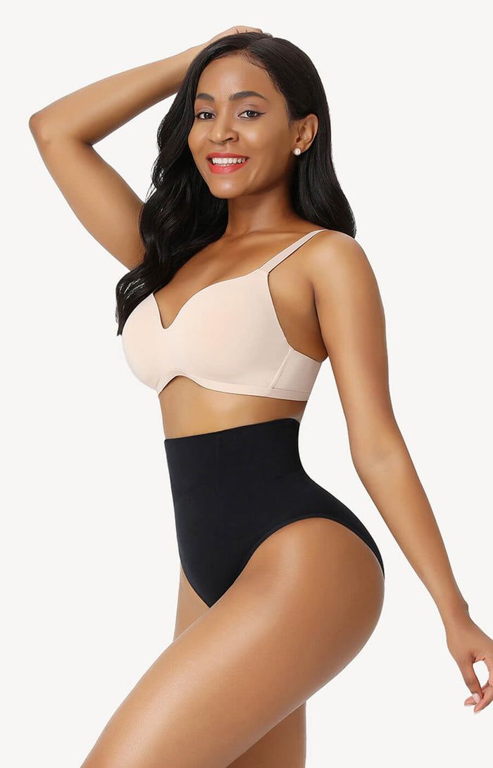 PowerConceal™ Full Body Tummy Control Shapewear | Best Shapewear Compression Shapewear With Seamless Construction, Solid Shapewear With Built-in Bra, Compressive Mid-thigh Shapewear With Medium Bust Support, Compressive Seamless Shapewear, High Stretch Shapewear With Built-in Bra, Mid-thigh Shaping Shapewear With Built-in Bra, Seamless Shaping Shapewear Mid-thigh Length, Seamless Mid-thigh Shapewear, Seamless Mid-thigh Length Shapewear